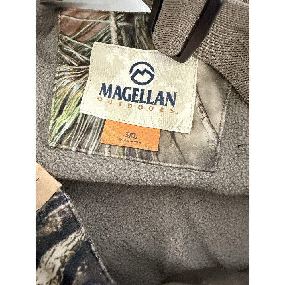 Magellan Outdoors Camo Hunting Bibs Overalls Men's Size 3XL Mossy Oak - Picture 2 of 7